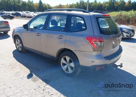 2015 Subaru Forester 2.5I из США, поврежденный, VIN JF2SJABC1FH830436